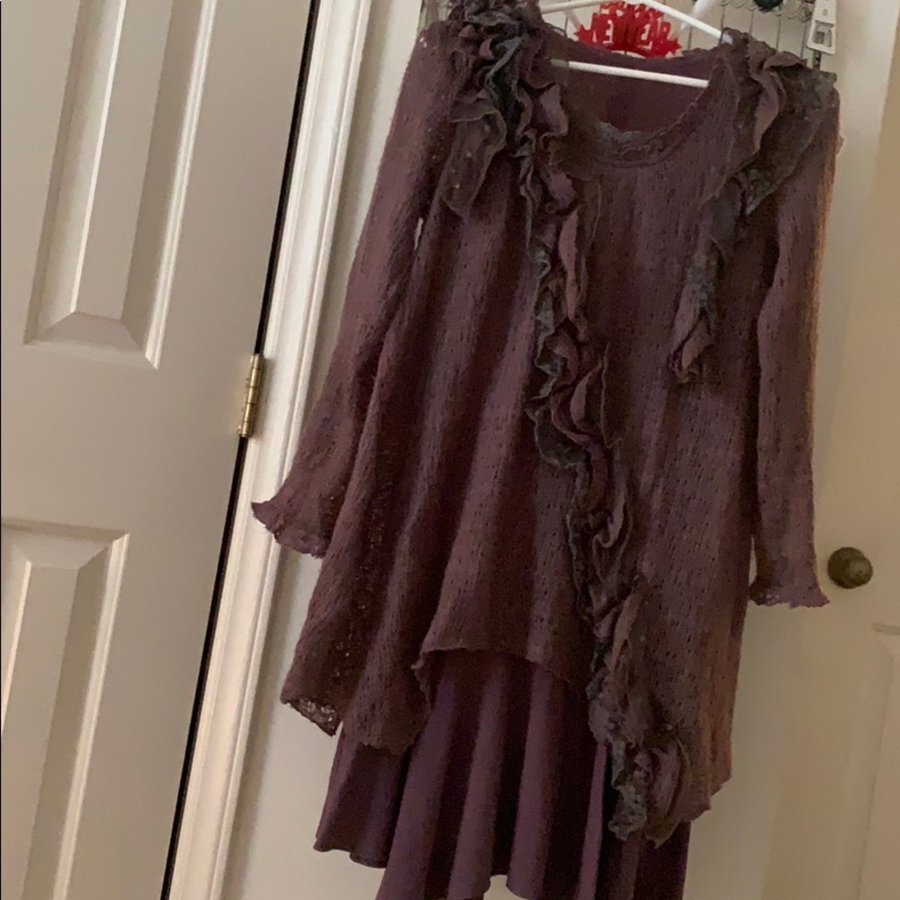 cute Dainty Jewells muted purple sweater dress